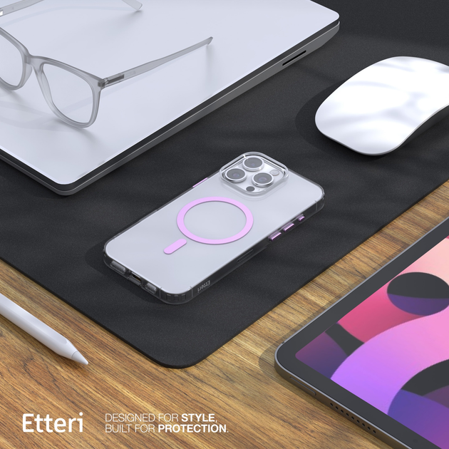 Панель Etteri Color Mag для Apple iPhone 16 Pro Max Pink (5906961964564) - зображення 5