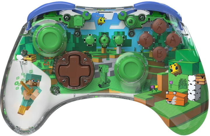 Kontroler PDP REALMz Wireless Controller - Minecraft Forest Biome (0708056073657) - obraz 1