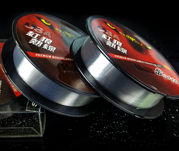 Леска рыболовная полимерная монофильная нить 85 м 0.32 mm 10 kg Red Olf Vokmi Super Line - изображение 4