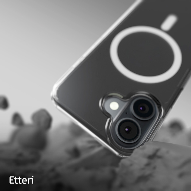 Etui plecki Etteri Hybrid Mag do Apple iPhone 16 Transparent (5907457798625) - obraz 8