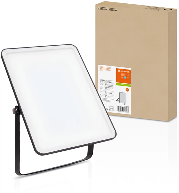 Прожектор світлодіодний LEDVANCE FL ESSENTIAL 50W 840 BK 4058075768130 - зображення 3