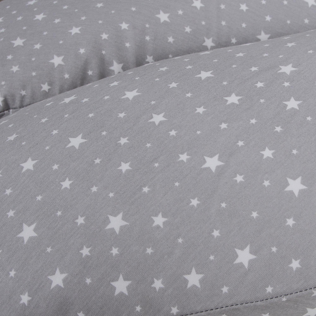 Багатофункційна подушка Ceba Baby PHYSIO Multi Jersey Grey Stars (5907672342078) - зображення 3
