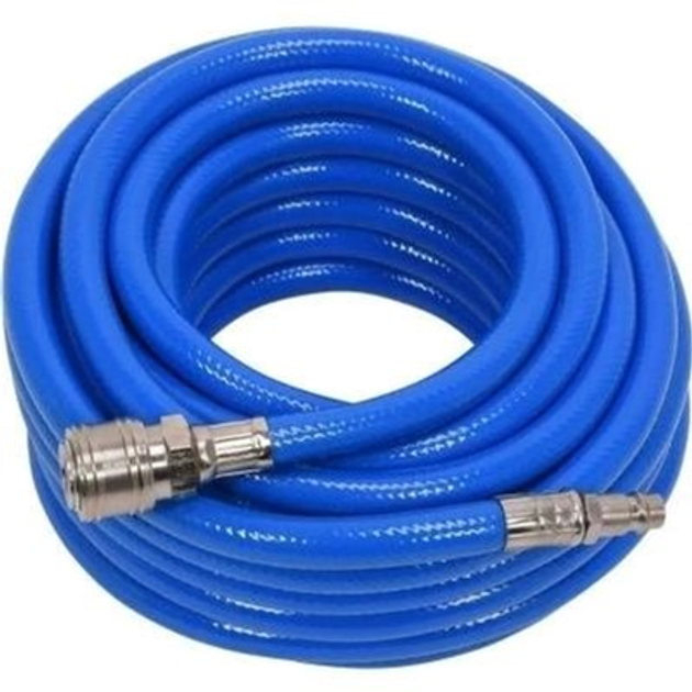 Wąż pneumatyczny do kompresora PVC YATO z szybkozłączami średnica 8 mm 20 Bar 10 m (YT-24220) - obraz 1