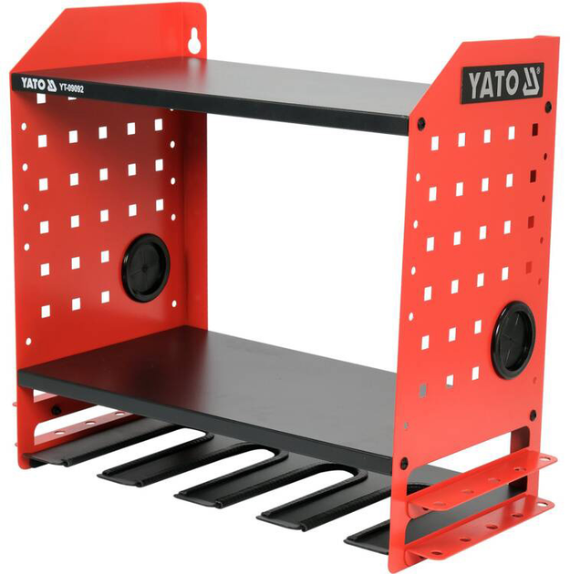 Metalowa półka na elektronarzędzia Yato 4 gniazda YT-09092 465 x 405 x 225 mm (5906083094835) - obraz 2