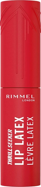 Рідка помада для губ Rimmel Thrillseeker Lip Latex 400 Rimmel Red 6 мл (3616305500236) - зображення 3
