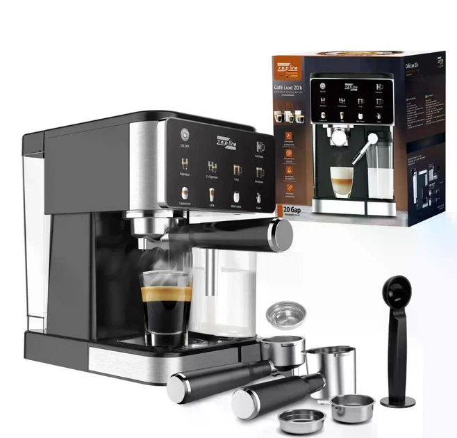 Кавомашина 3в1 Zepline Серія ZP Модель ZP-6806 3000 Вт 20Bar Чорна