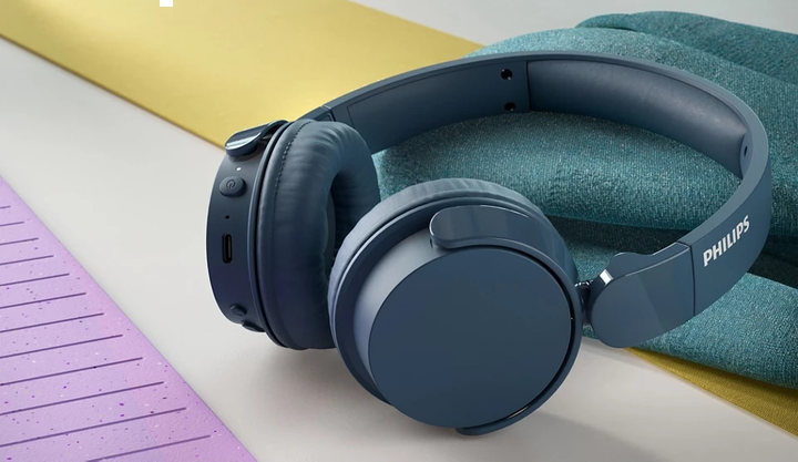 Słuchawki Philips TAH4209 BT 5.3 Wireless On-ear Mic Blue (4895229139756) - obraz 7