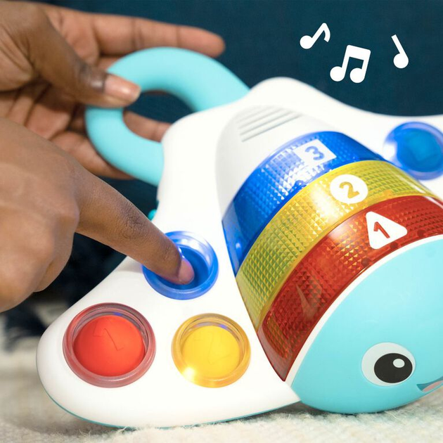 Muzyczna zabawka sensoryczna Baby Einstein Pop & Explore Stingray 6m+ (74451131484) - obraz 6