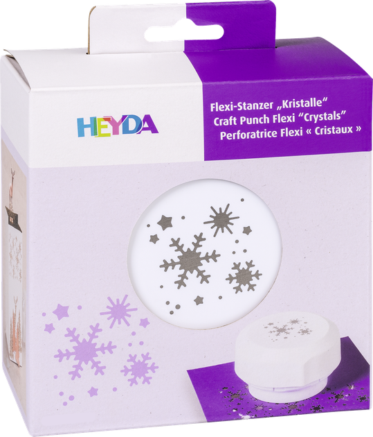 Дырокол фигурный магнитный Heyda снежинки 4 см 203687772 - изображение 2