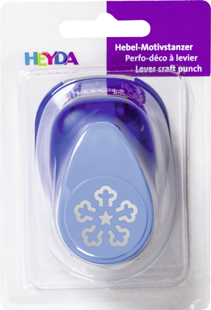Дырокол фигурный Heyda 3D снежинка 2,5 см 203687538 - изображение 3