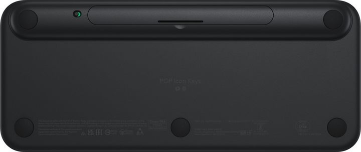 Klawiatura bezprzewodowa Logitech POP Icon Keys Wireless Graphite-Green (920-013071) - obraz 4