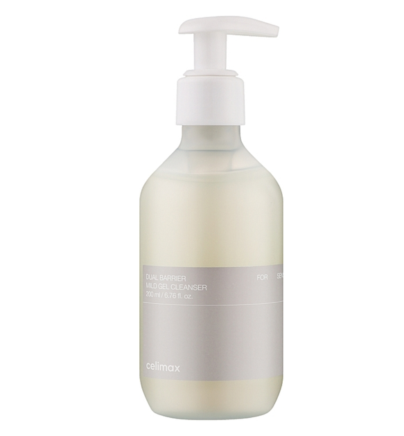 Нежный гель для умывания Celimax Dual Barrier Mild Gel Cleanser, 200 мл - Фото 1 Нежный гель для умывания Celimax Dual Barrier Mild Gel Cleanser, 200 мл - изображение 1