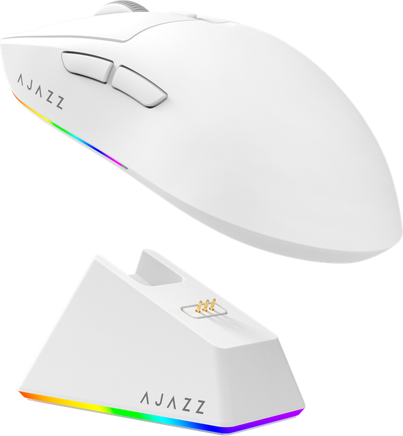 Ігрова бездротова миша Ajazz AJ139 V2 MC-3 Mod-White-3311 - зображення 2