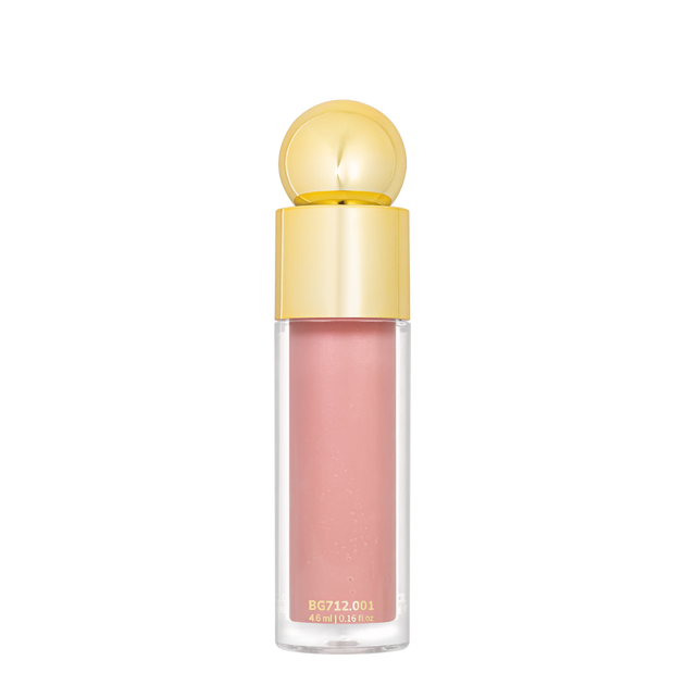 Блеск для губ Bogenia Match Lipgloss Sparkle с шиммером устойчивый (BG712), 01 Светло-розовый - изображение 3
