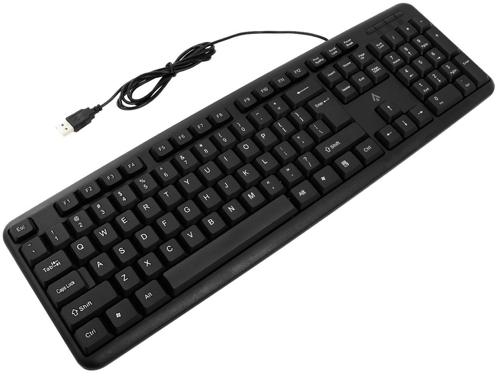 Клавіатура дротова Accura Vista USB Black (ACC-K1411) - зображення 2