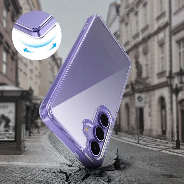 Etui Tech-Protect Flexair Hybrid do Samsung Galaxy S25 Edge Clear (5906302363636) - obraz 5
