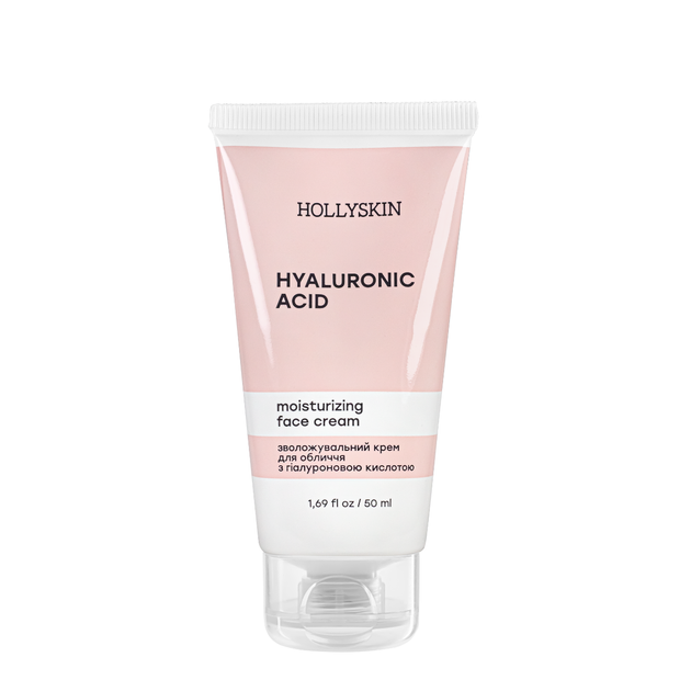 Крем для обличчя з гіалуроновою кислотою HOLLYSKIN Hyaluronic Acid Face Cream зволожувальний - зображення 2