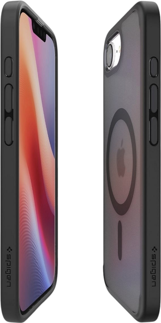 Etui Spigen Ultra Hybrid MagFit do Apple iPhone 16e Frost Black (ACS09144) - obraz 4