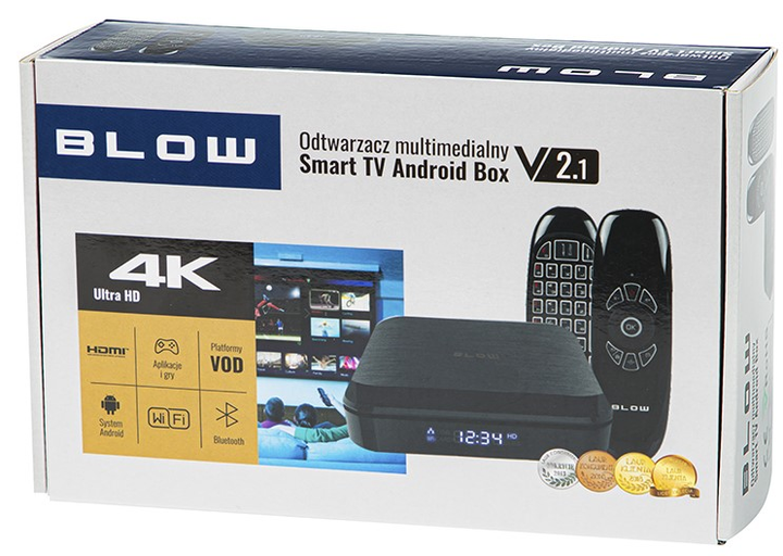 Odtwarzacz multimedialny Blow Android TV BOX BLUETOOTH V2.1 (77-306#) - obraz 7