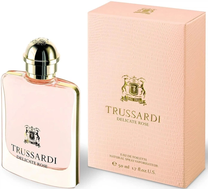 Туалетная вода для женщин Trussardi Delicate Rose 50 мл - Фото 1 Туалетная вода для женщин Trussardi Delicate Rose 50 мл - изображение 1