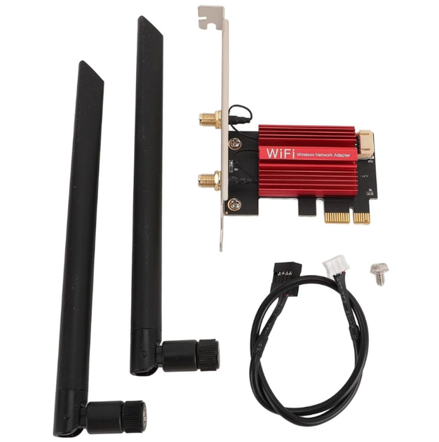 Мережева карта модуль Wi-Fi / Bluetooth 4.0 FENVI WiFi 5 PCI-E Wireless Adapter AC1200 Network Card Dual Band 2.4G/5GHz 802.11AC (500114) - Фото 2 Мережева карта модуль Wi-Fi / Bluetooth 4.0 FENVI WiFi 5 PCI-E Wireless Adapter AC1200 Network Card Dual Band 2.4G/5GHz 802.11AC (500114) - зображення 2