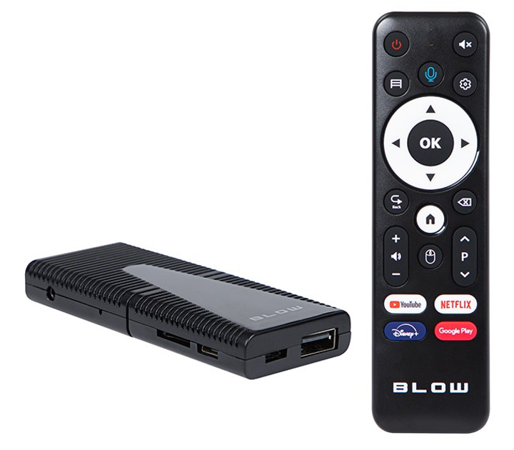 Odtwarzacz multimedialny Blow Android TV BOX BLUETOOTH V4 STICK (77-308#) - obraz 1
