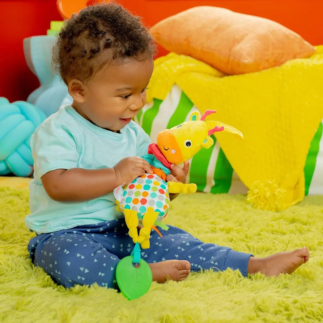 Розвиваюча іграшка з музикою та підвіскою Bright Starts Pull Play & Boogie Жирафа 0м+ (74451130883) - зображення 3