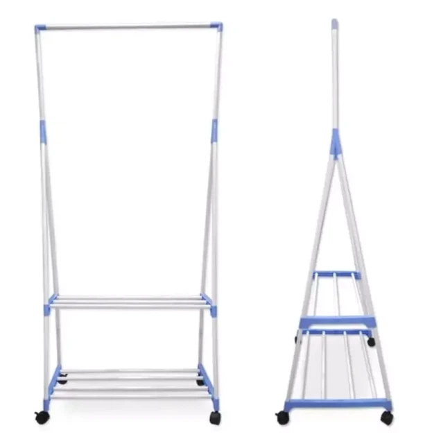 Напольная вешалка для одежды Синий Clothes Rack Multi-Function (YU8SH3782) - изображение 2