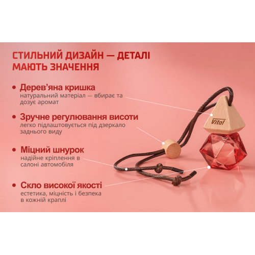 Освежитель воздуха Vitol Brilliant Air WhiteTea 8мл - изображение 4