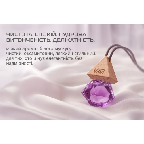 Освежитель воздуха Vitol Brilliant Air White Musk 8мл - изображение 3