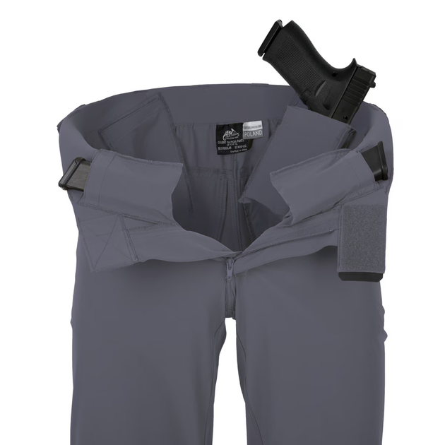 Штани демісезонні Helikon CTP VersaStretch з водовідштовхувальним покриттям, Shadow Grey, W40/L32 - зображення 8