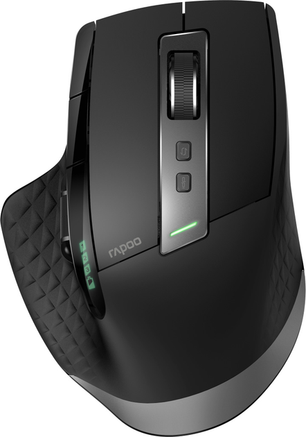 Миша Rapoo MT750S Wireless/Bluetooth Black (6940056186706) - зображення 1