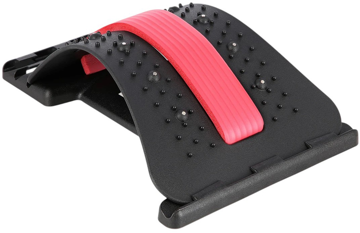 Przyrząd do rozciągania pleców HMS z magnesami PRP02 Red (5907695511918) - obraz 2