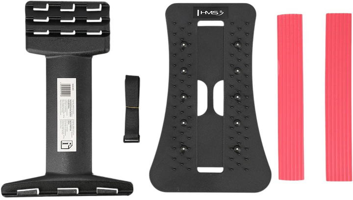 Przyrząd do rozciągania pleców HMS z magnesami PRP02 Red (5907695511918) - obraz 7