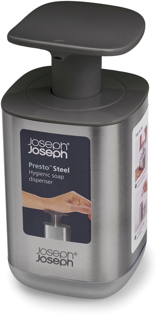 Дозатор для рідкого мила Joseph Joseph Presto Графіт (5028420002607) - зображення 8