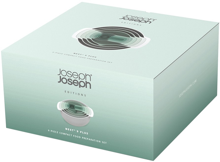 Zestaw misek i miarek Joseph Joseph Nest 9 Plus Sage 9 elementów (5028420004267) - obraz 2