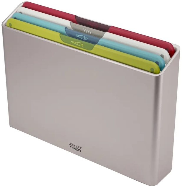 Zestaw desek do krojenia z etui Joseph Joseph Folio L 4 szt Wielokolorowych (5028420006315) - obraz 1