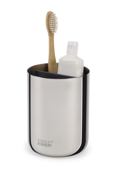Органайзер для зубних щіток Joseph Joseph EasyStore Luxe сталевий (5028420007039) - зображення 2