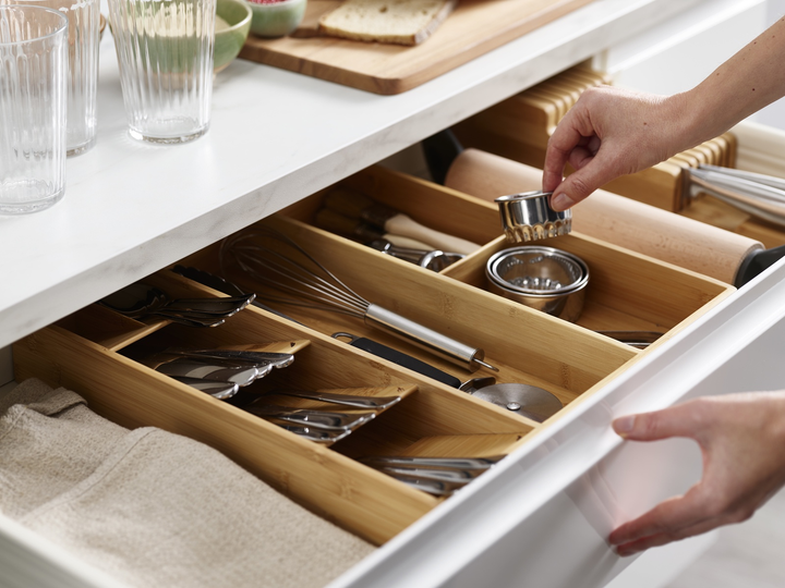 Organizer do szuflad Joseph Joseph DrawerStore Bambusowy (5028420002942) - obraz 8