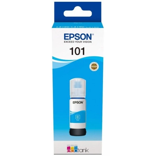 Набір чорнил Epson L4xxx/L6xxx SET101 BK/C/M/Y 3 шт х 70 мл 1шт х 127 мл - Фото 3 Набір чорнил Epson L4xxx/L6xxx SET101 BK/C/M/Y 3 шт х 70 мл 1шт х 127 мл - зображення 3