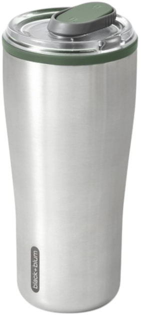 Kubek termiczny Black+Blum stalowy oliwkowy 0.6 l (5060089727187) - obraz 2