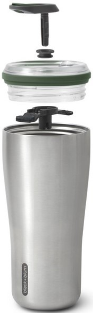 Kubek termiczny Black+Blum stalowy oliwkowy 0.6 l (5060089727187) - obraz 3