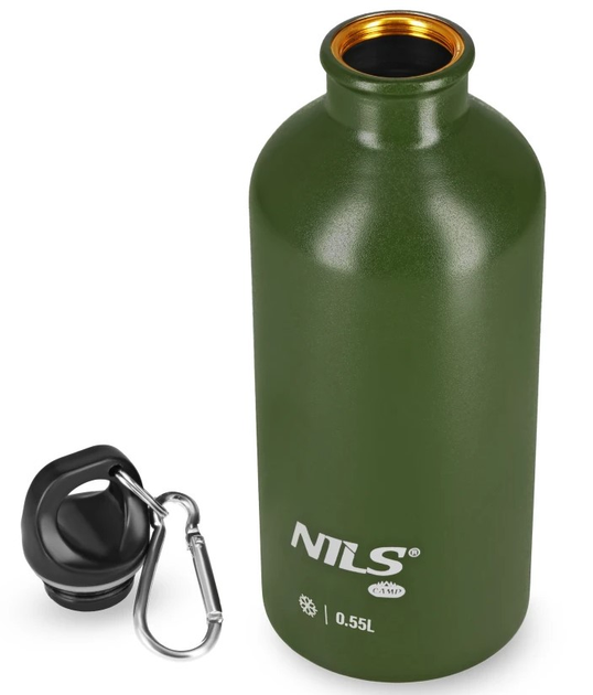 Butelka turystyczna Nils Camp NC3801 550 ml Zielona (5908261682452) - obraz 2