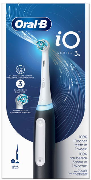 Електрична зубна щітка Oral-B iO3S Matt Black - зображення 1