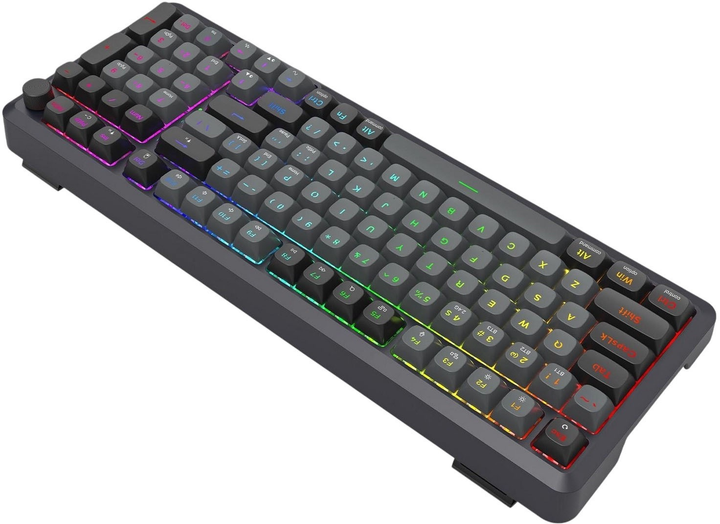 Klawiatura przewodowa Redragon Bragi Pro K688 RGB Grey (6950376725387) - obraz 6