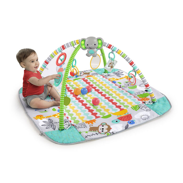 Mata edukacyjna z pileczkami 5w1 Bright Starts Your Way Ball Play 0m+ (74451126244) - obraz 5