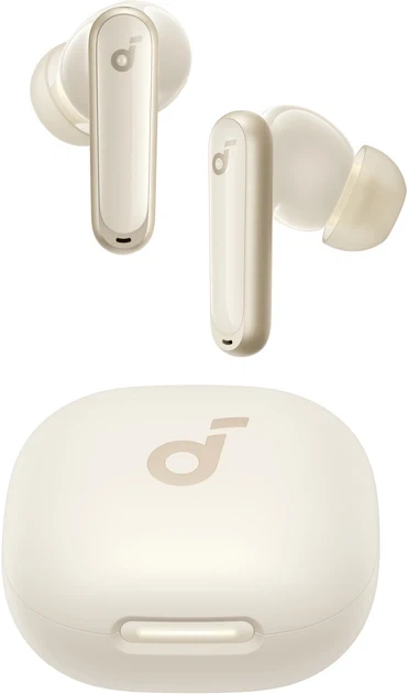 Бездротові навушники Anker SoundCore P40i, White, Bluetooth 5.3, ANC, IPX5, 60Н, Multipoint - Фото 1 Бездротові навушники Anker SoundCore P40i, White, Bluetooth 5.3, ANC, IPX5, 60Н, Multipoint - зображення 1