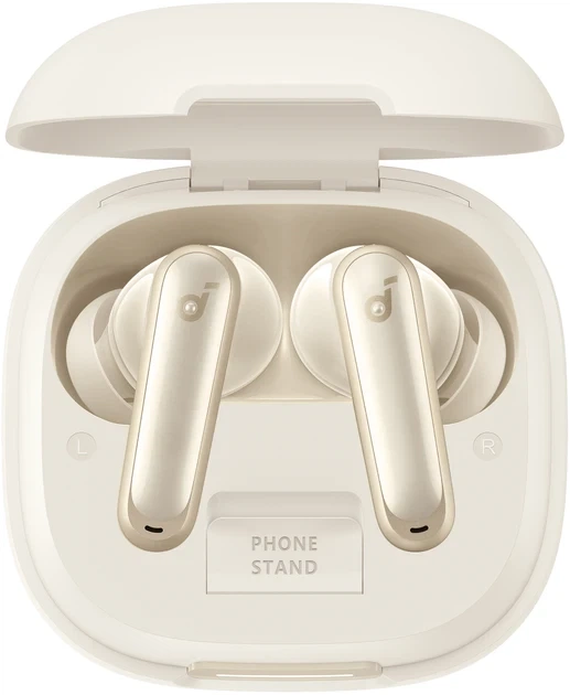 Бездротові навушники Anker SoundCore P40i, White, Bluetooth 5.3, ANC, IPX5, 60Н, Multipoint - Фото 2 Бездротові навушники Anker SoundCore P40i, White, Bluetooth 5.3, ANC, IPX5, 60Н, Multipoint - зображення 2