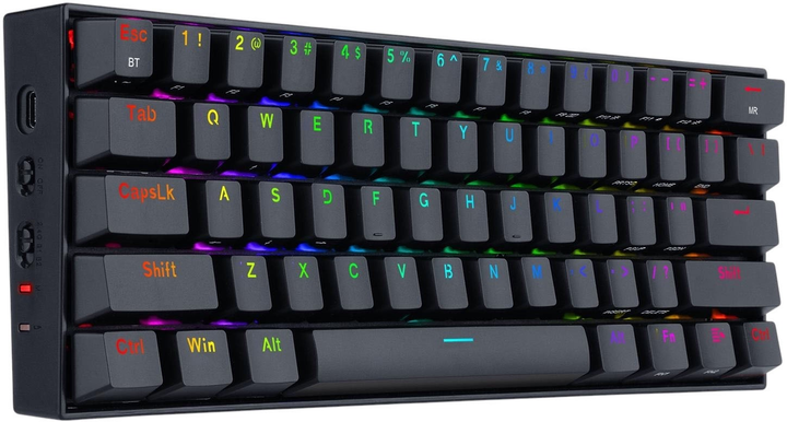 Klawiatura przewodowa Redragon K530 Pro RGB Black (6950376711076) - obraz 4