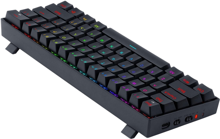 Klawiatura przewodowa Redragon K530 Pro RGB Black (6950376711076) - obraz 6